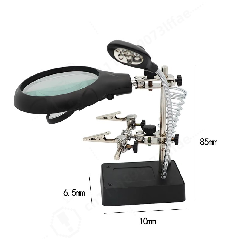 Diy Electronics Workbench - Lente d'ingrandimento per saldatura 10X con