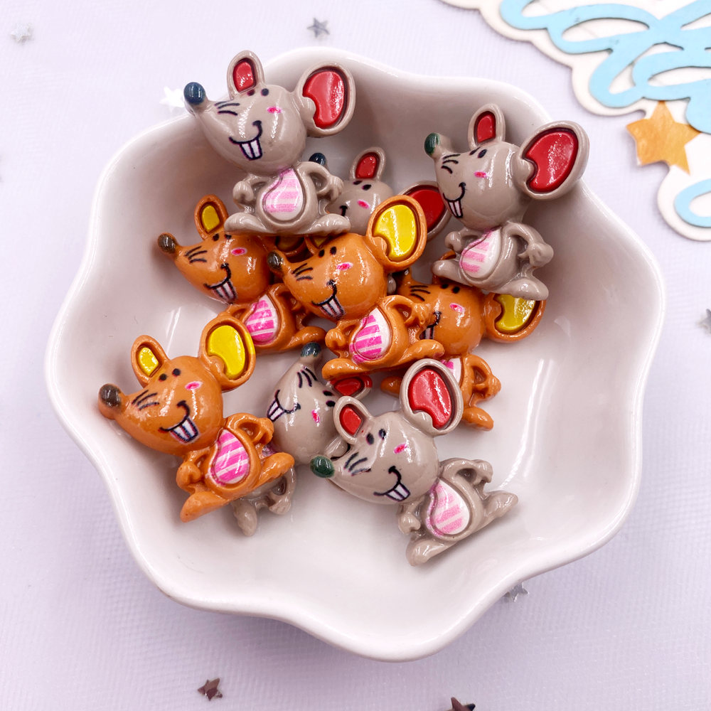Diy Mouse Electronics - Dipinto a mano Mix Resina Kawaii