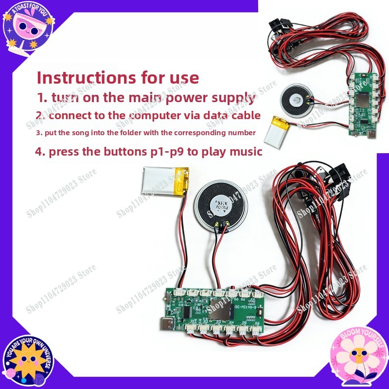 Diy Electronics To Sell - Kit fai-da-te per modulo musicale da