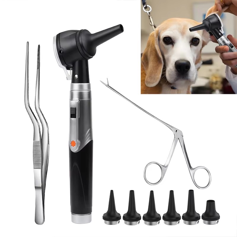 Crocodile Clip Set - Pinza Veterinaria per Rimozione Cerume, Endoscopio