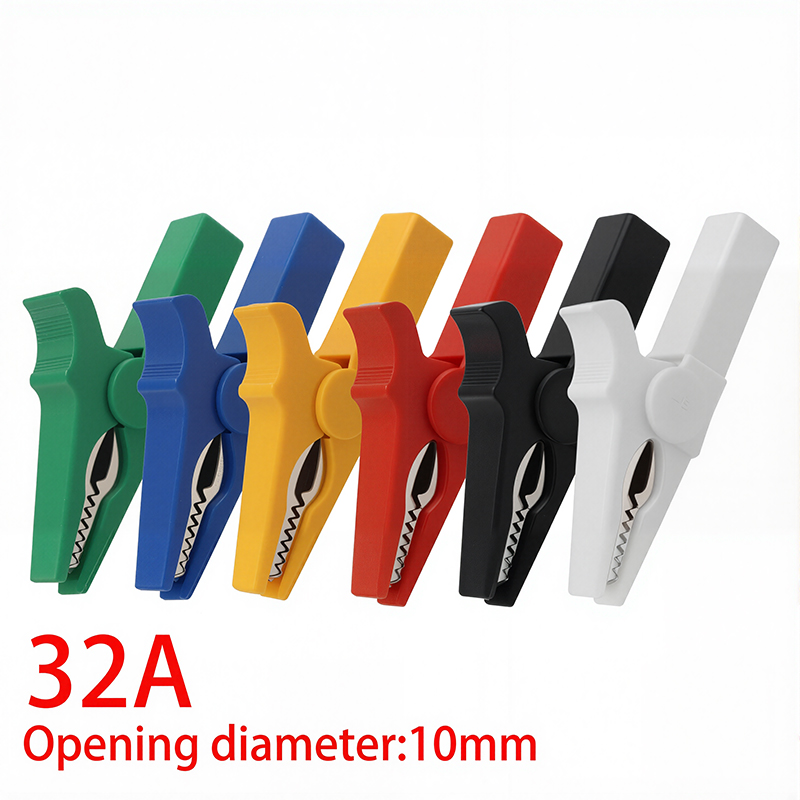 Crocodile Clip Set - 6 pezzi clip a coccodrillo 55mm