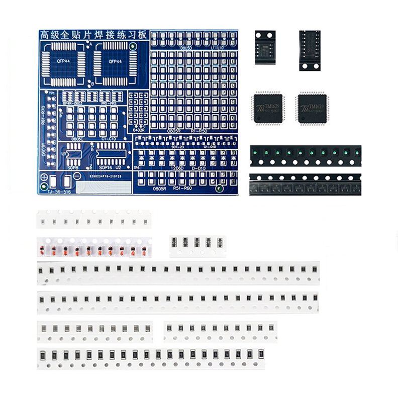 02 Componenti patch Kit scheda - Diy Electronics Workbench recensione e prezzo