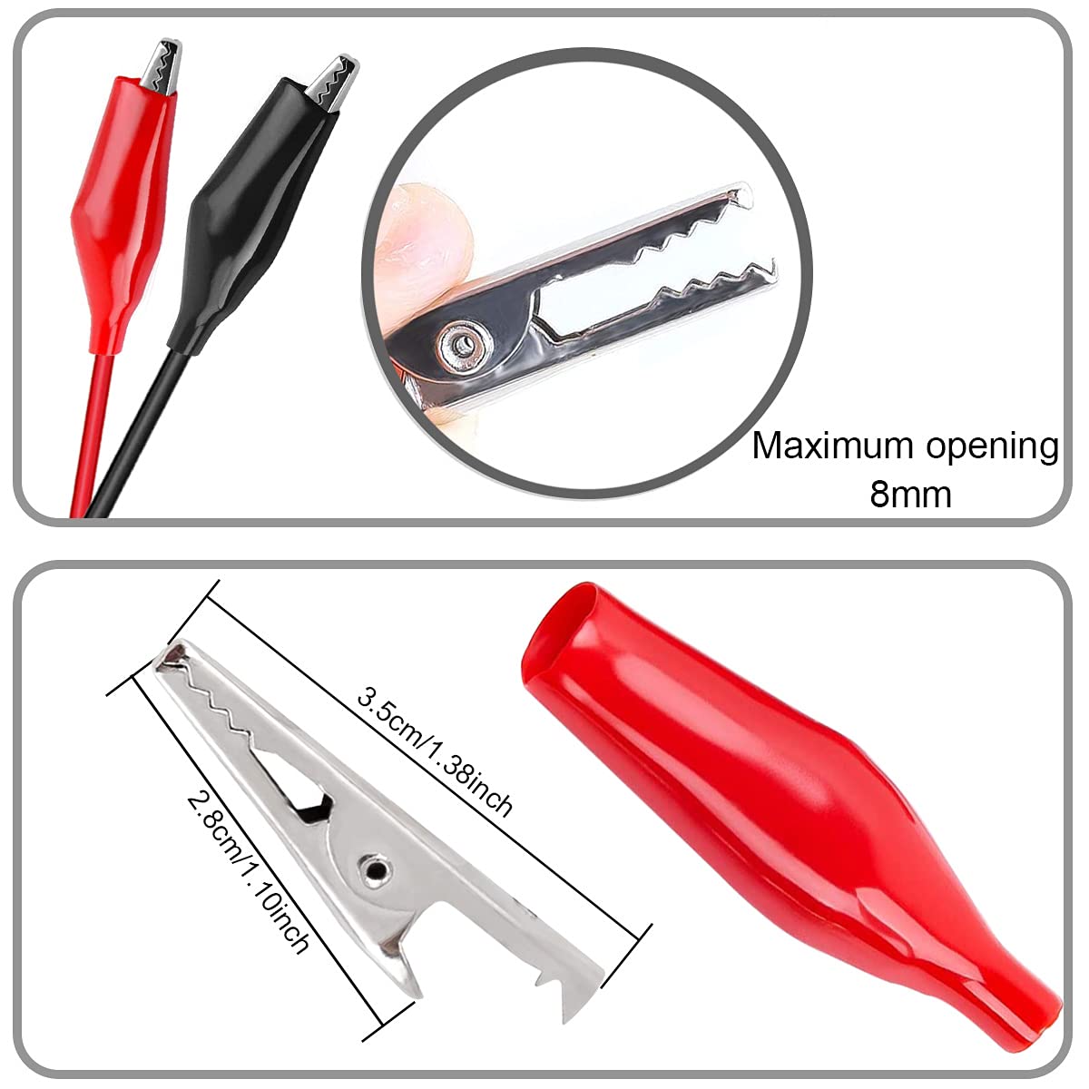 Morsetti a coccodrillo a USB,  - Crocodile Clip Set recensione e prezzo