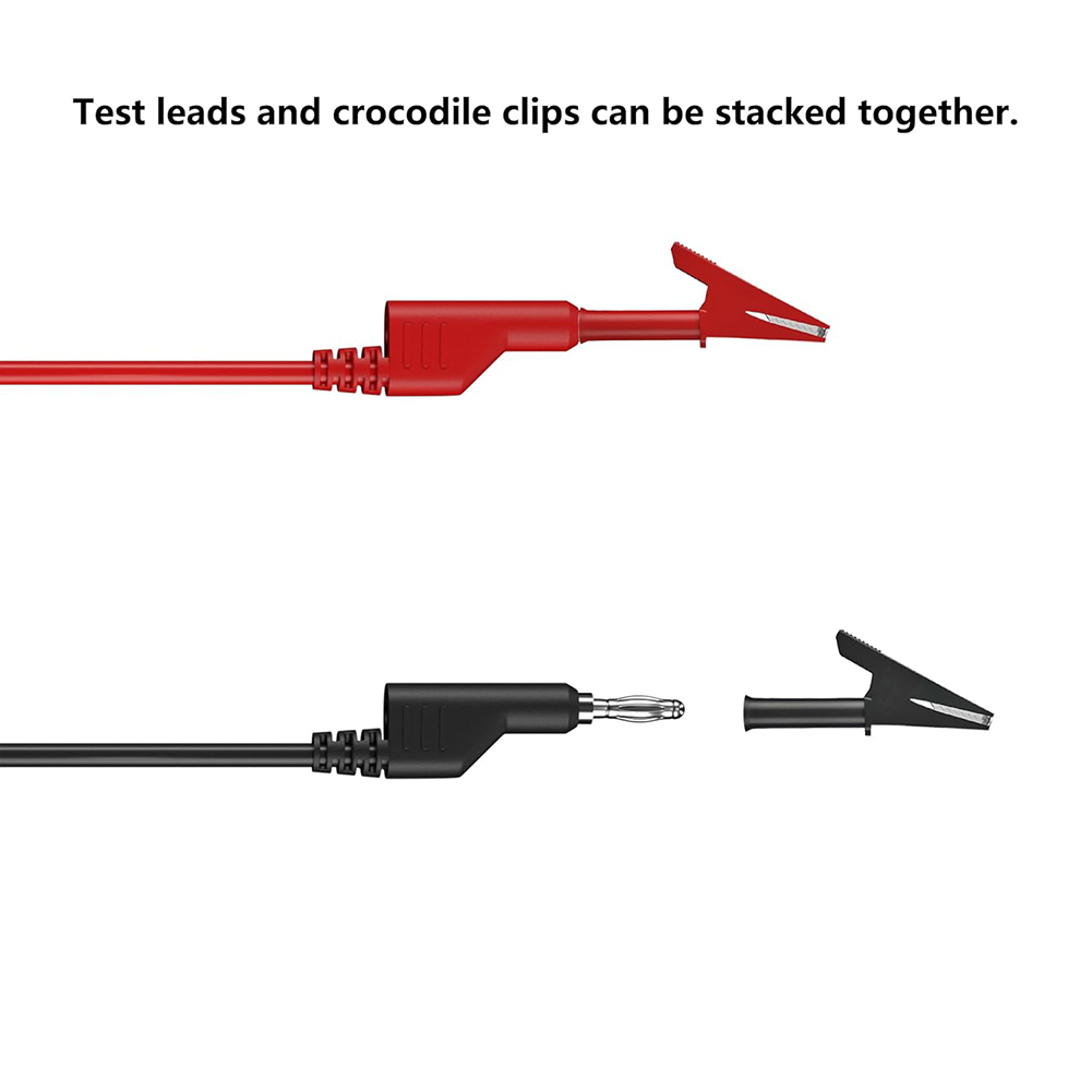 Set di 6 Cavi di Test Impilabi - Crocodile Clip Set recensione e prezzo